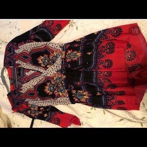 Multi colored romper